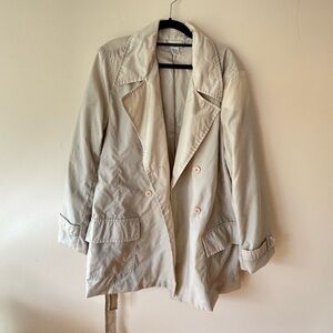 Elegant Women's Beige Trench Coat